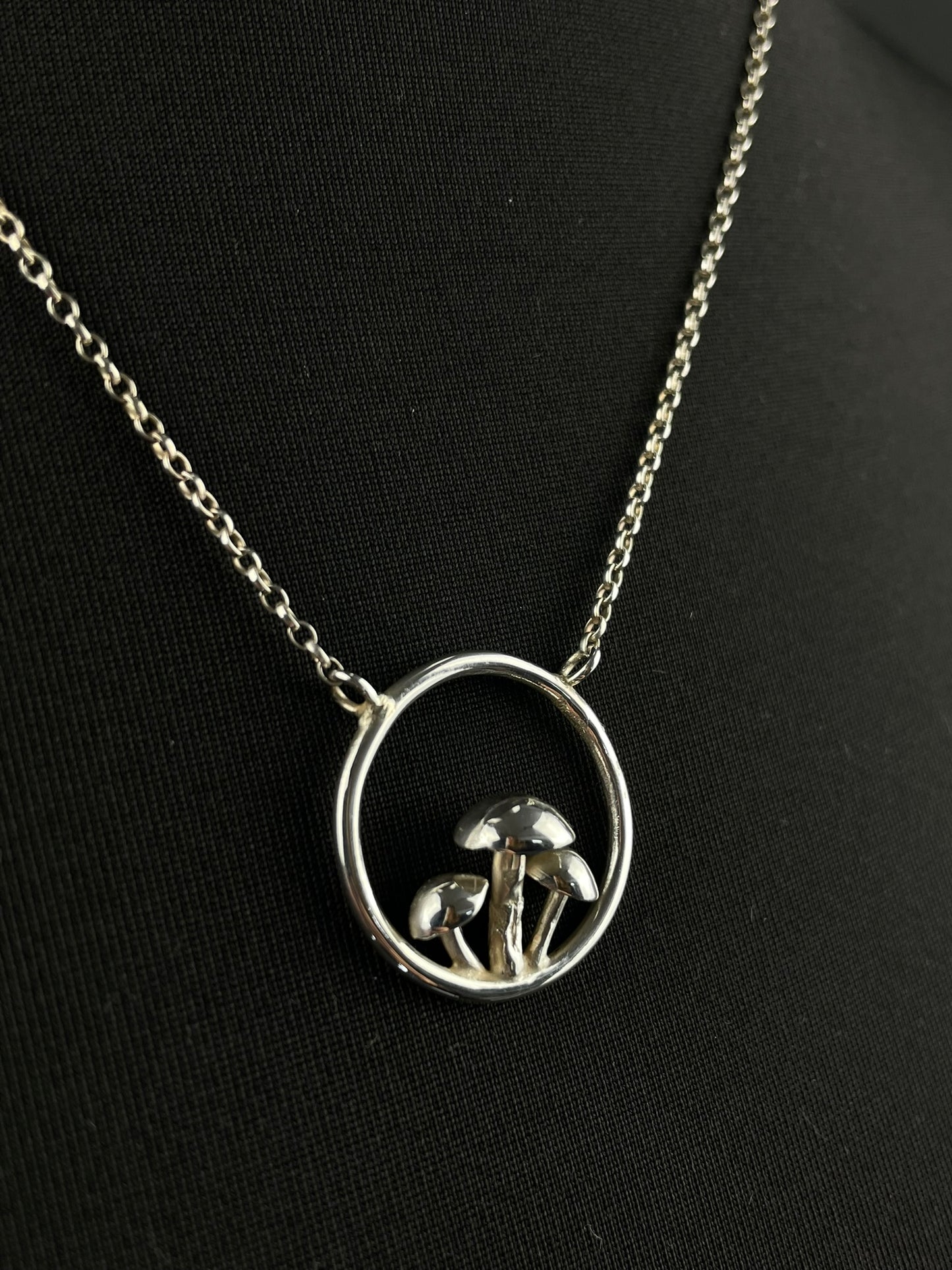 Three Mushroom Necklace image 2