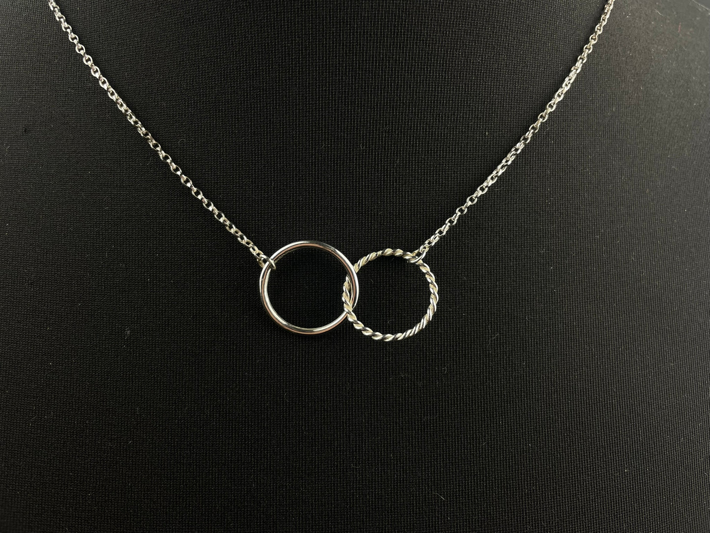 Rope and Circle Necklace image 0