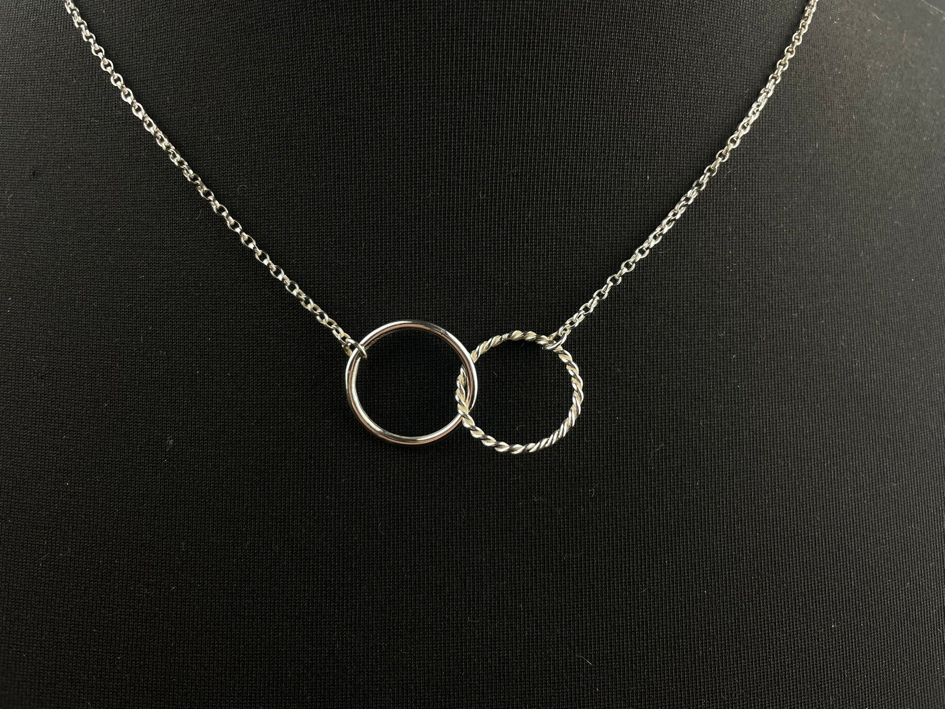 Rope and Circle Necklace image 0