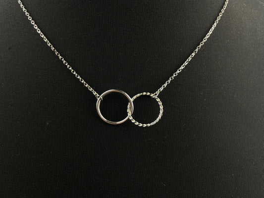Rope and Circle Necklace image 0