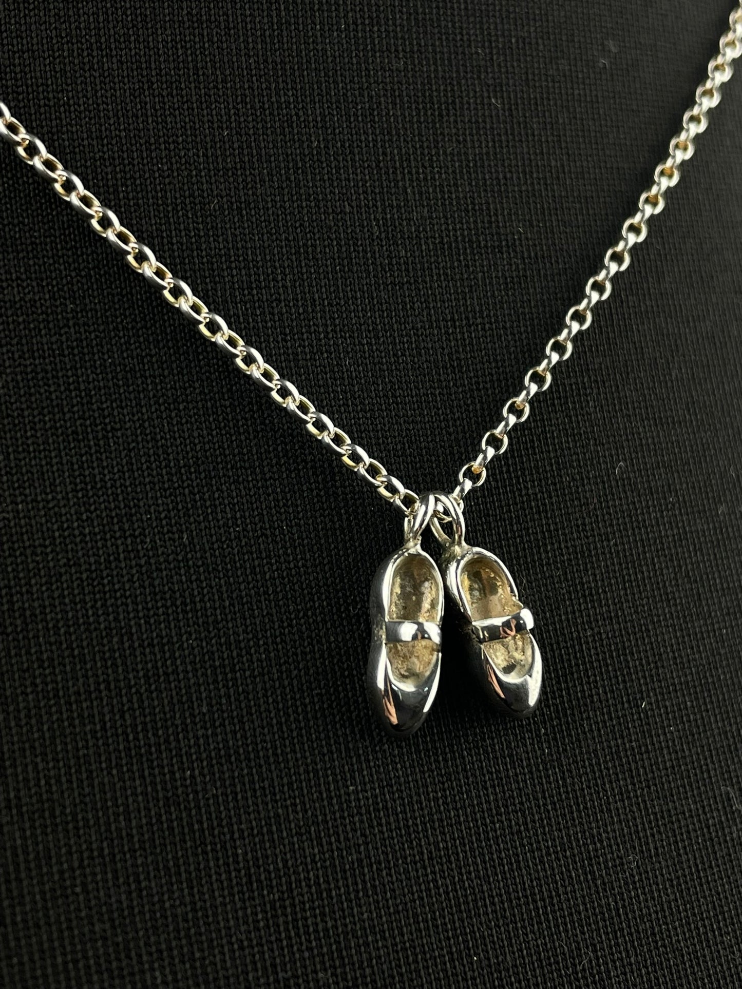 Silver Baby Ballet Shoes image 2