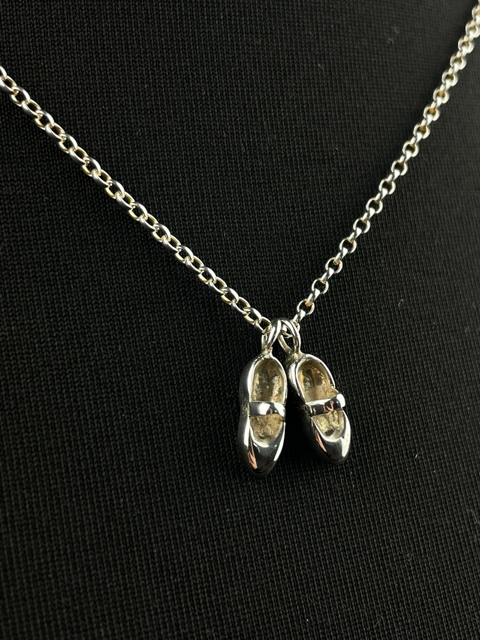 Silver Baby Ballet Shoes image 2