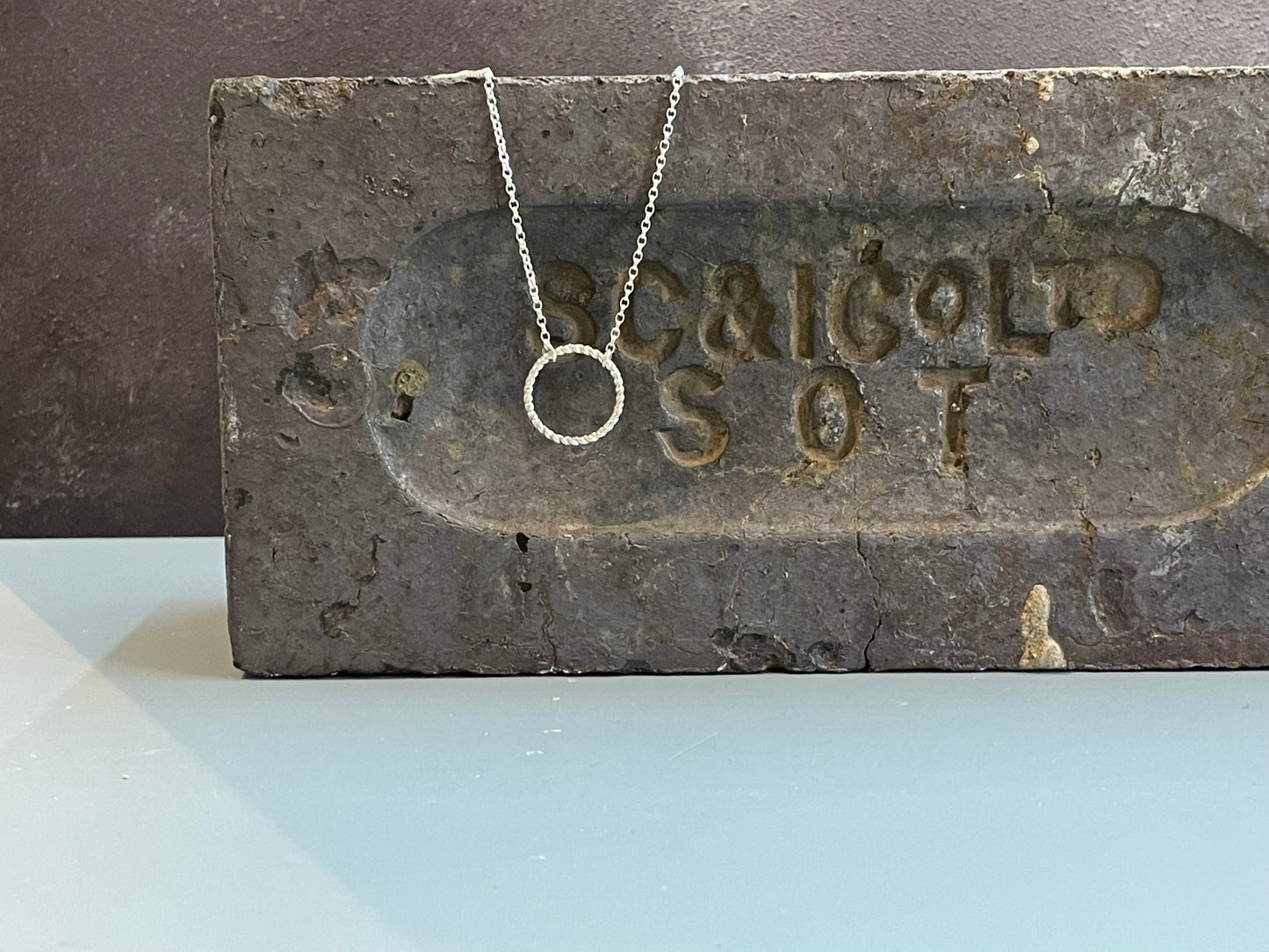 Rope Circle Necklace image 7