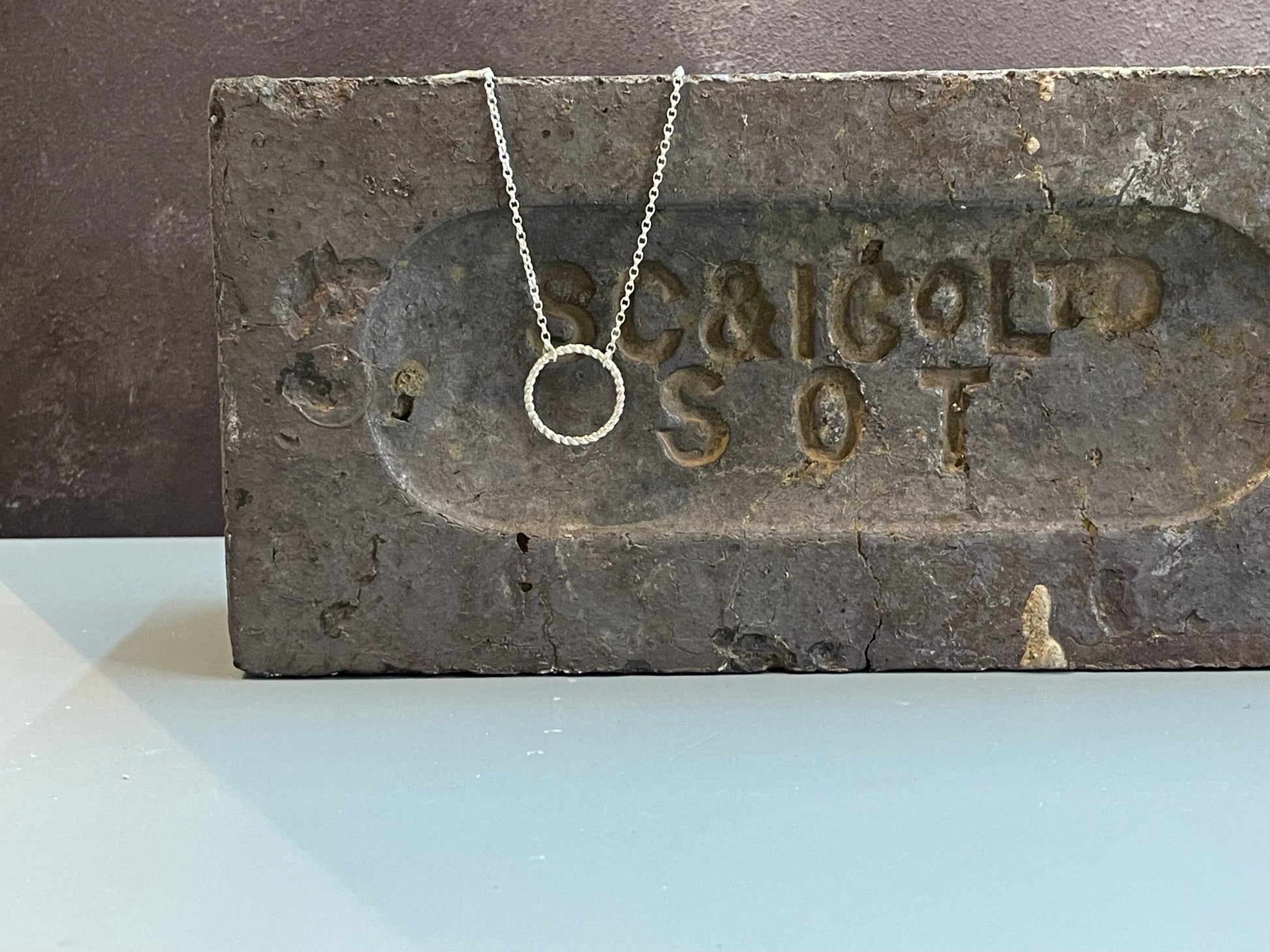 Rope Circle Necklace image 7