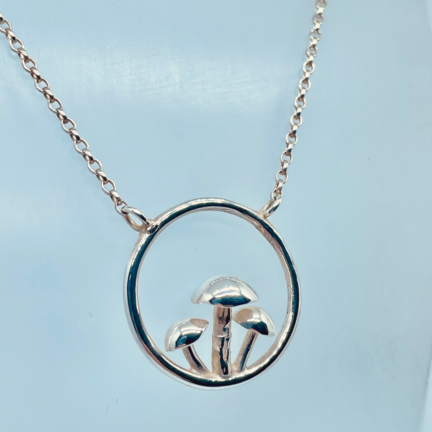 Three Mushroom Necklace image 4
