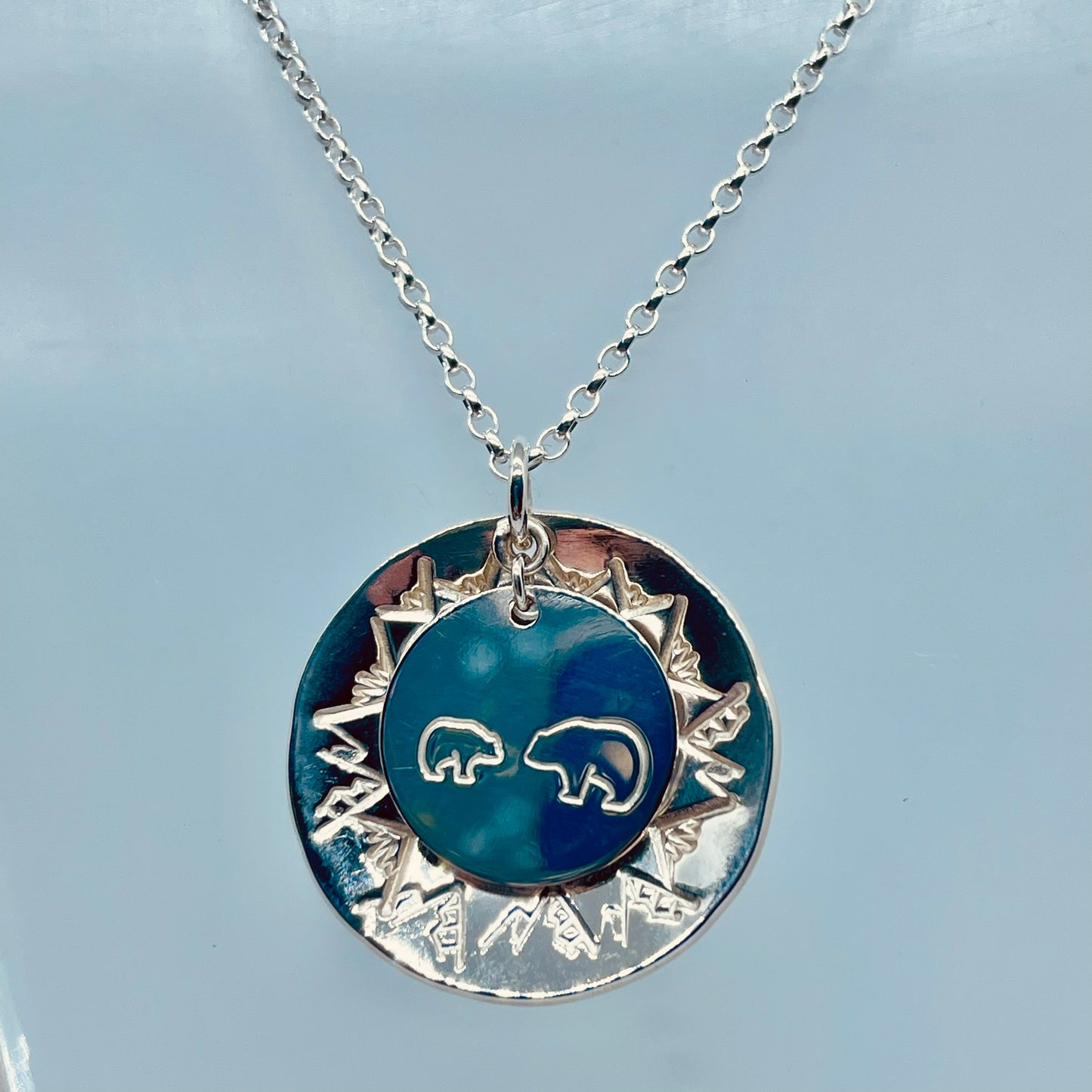 Polar Bears and Mountains Necklace image 4