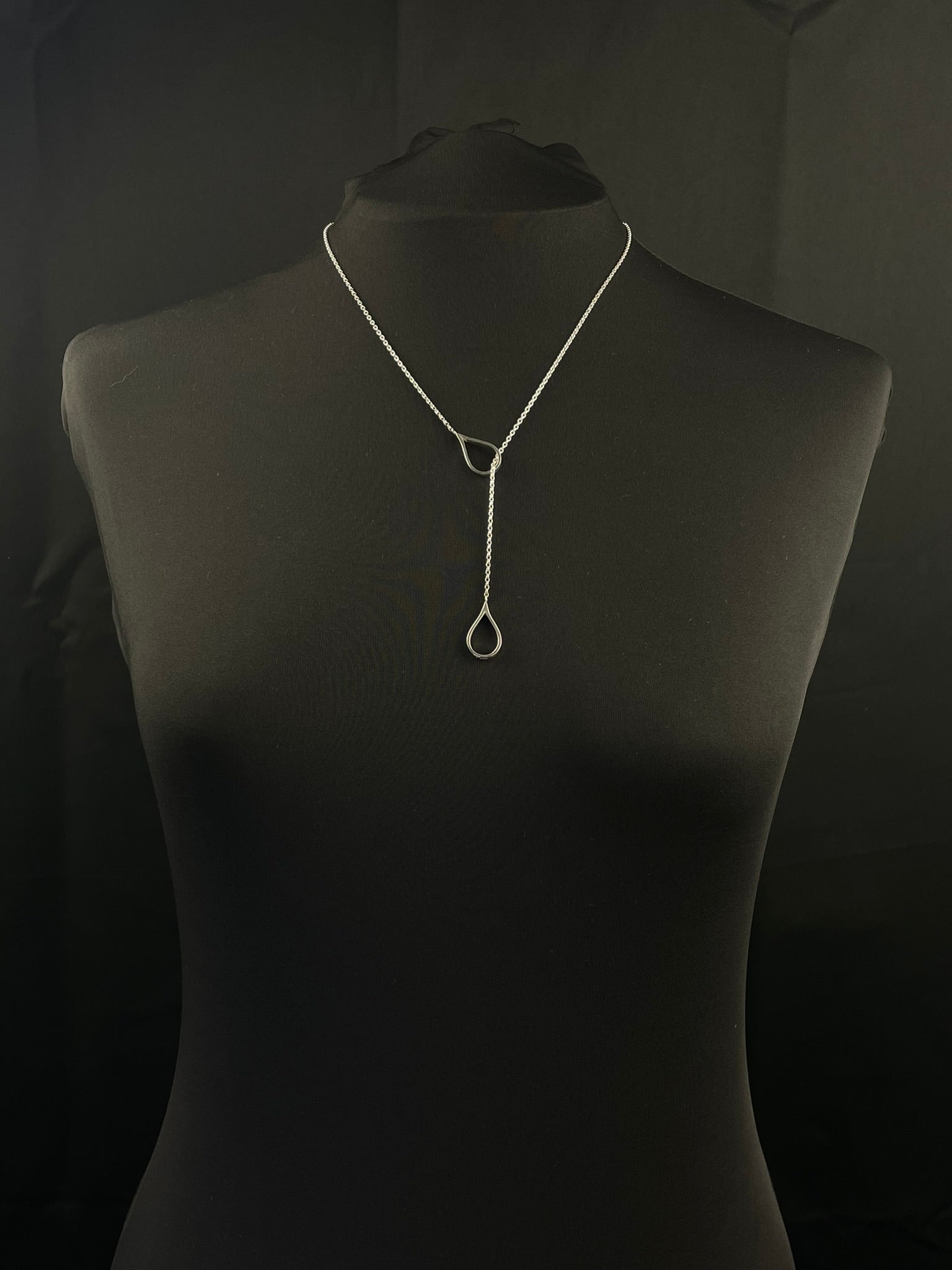 Droplet Lariat necklace image 3