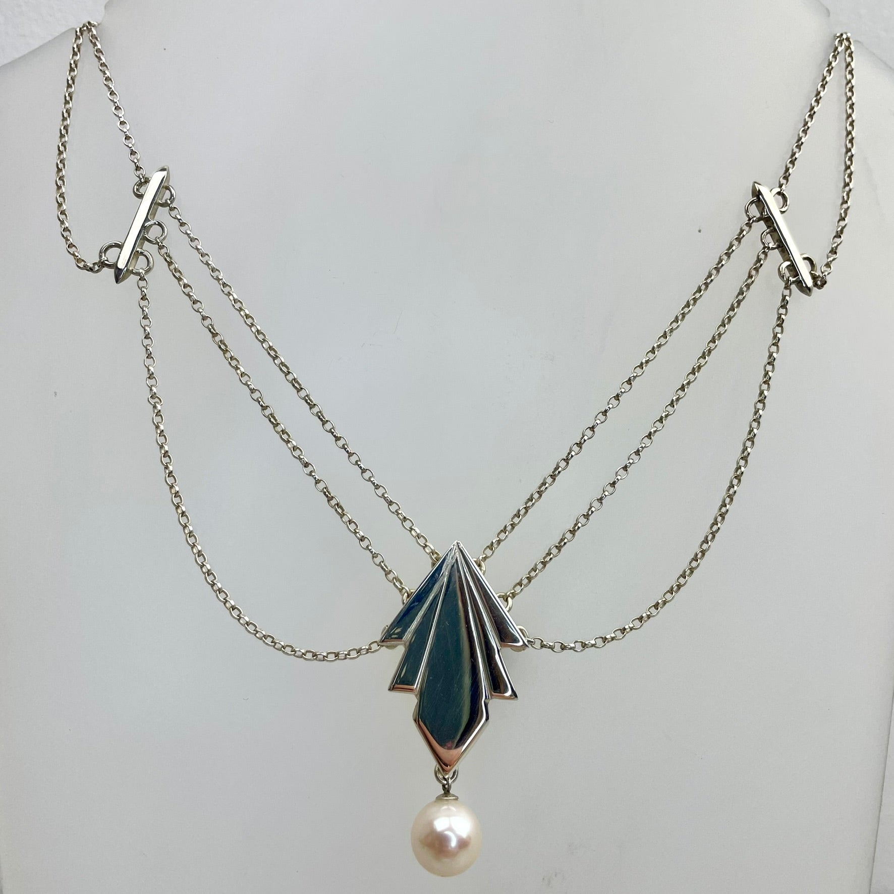 Art Deco inspired Statement Necklace image 7