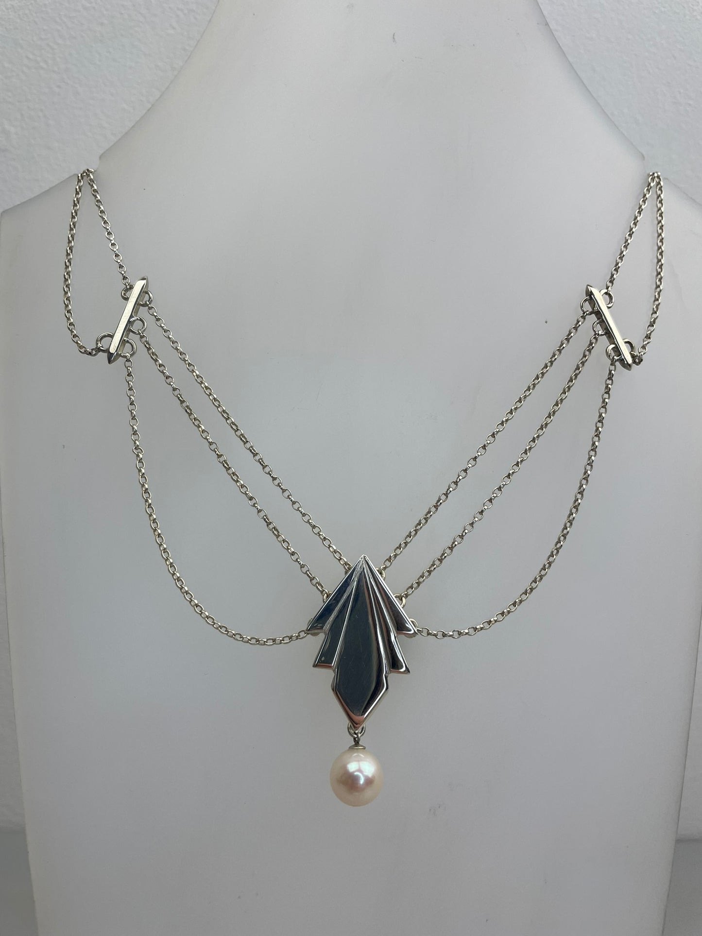 Art Deco inspired Statement Necklace image 8