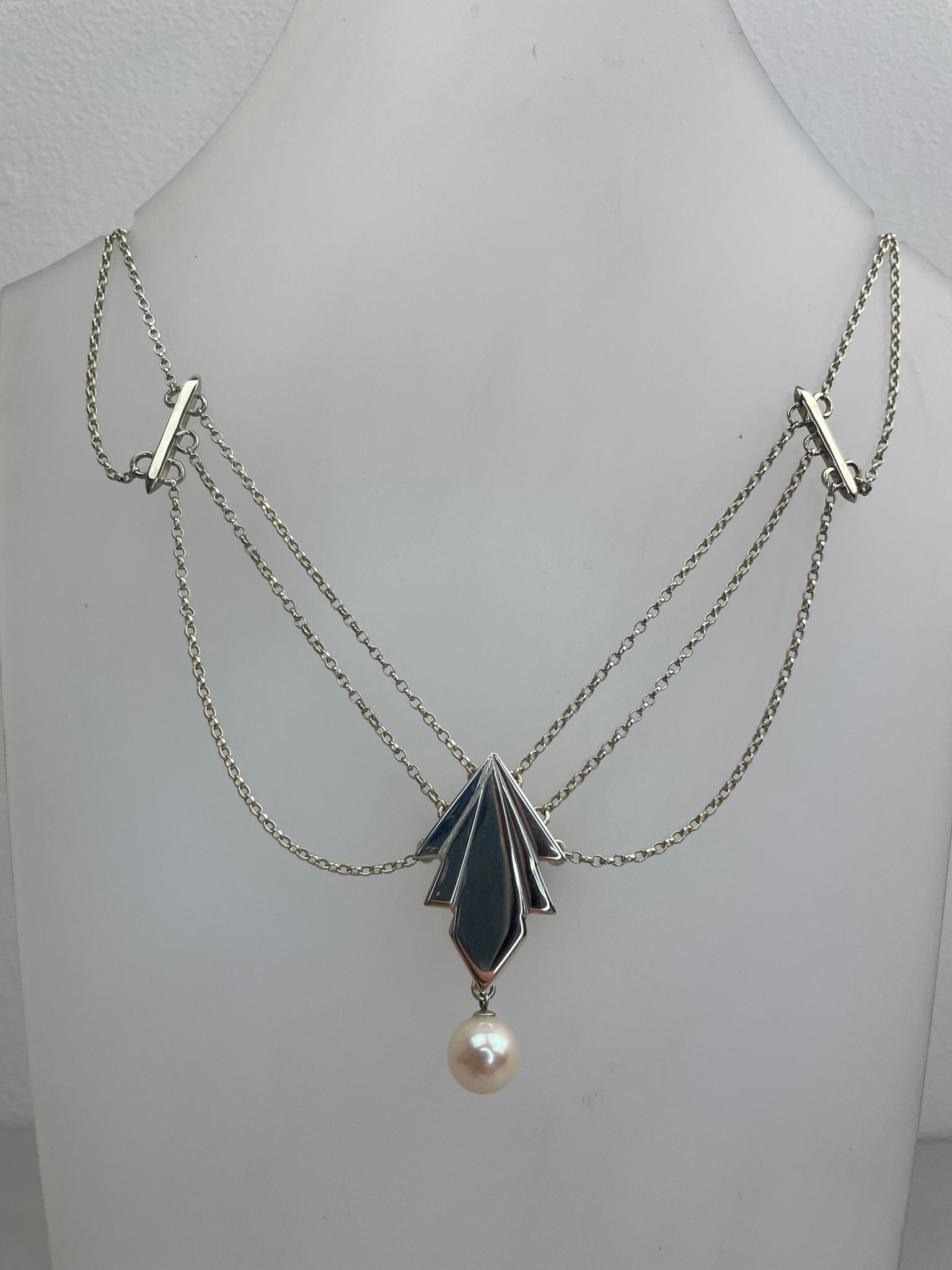 Art Deco inspired Statement Necklace image 8