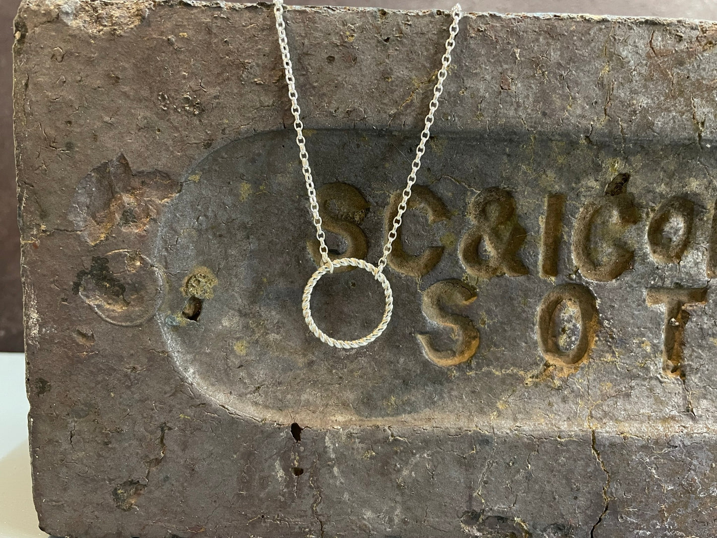 Rope Circle Necklace image 5