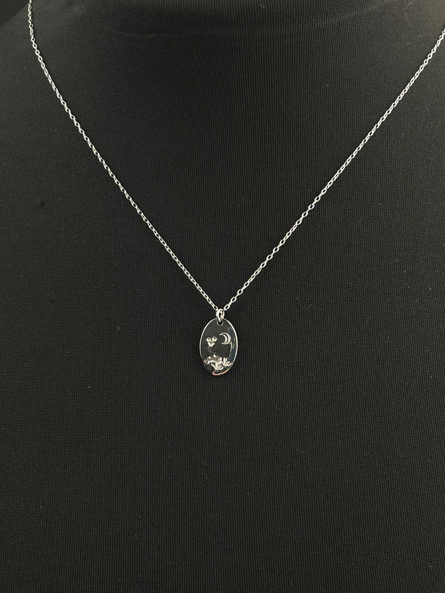 Love you to the Moon Talisman Necklace image 1