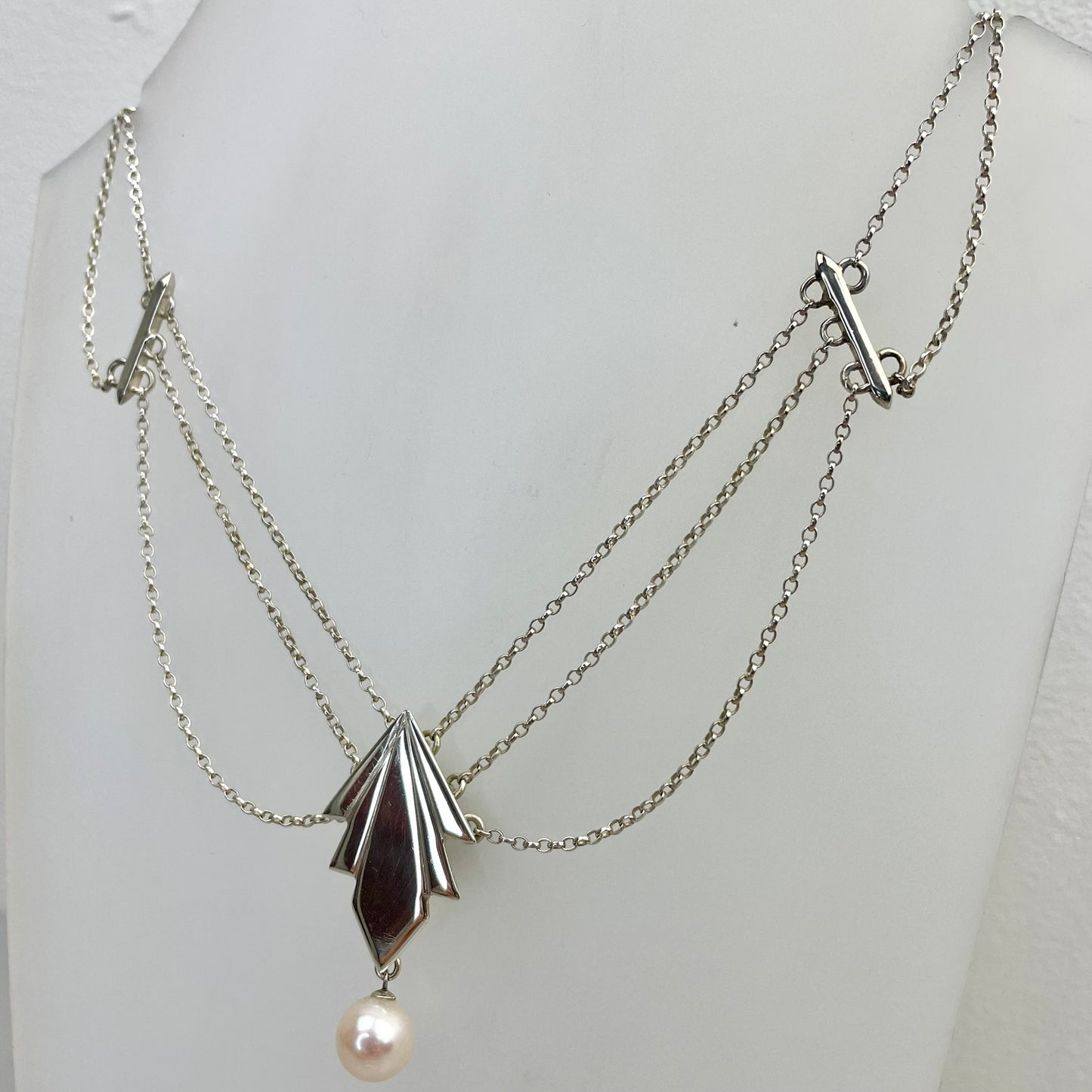 Art Deco inspired Statement Necklace image 9