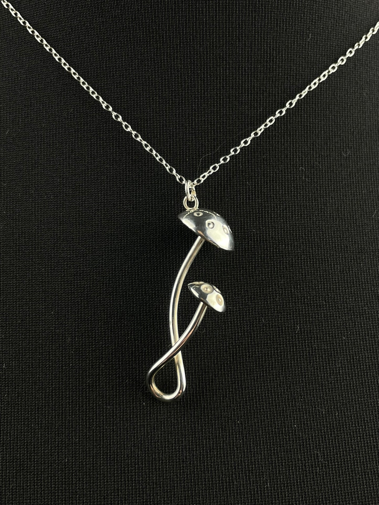 The Twins Mushroom Necklace image 0