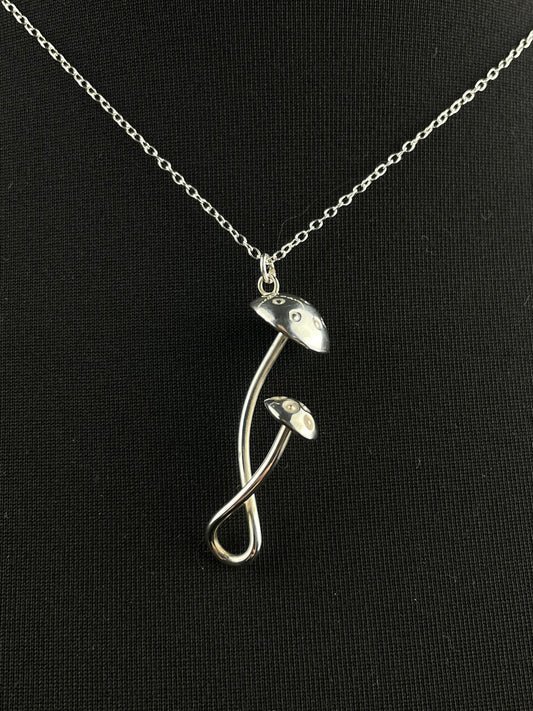 The Twins Mushroom Necklace image 0
