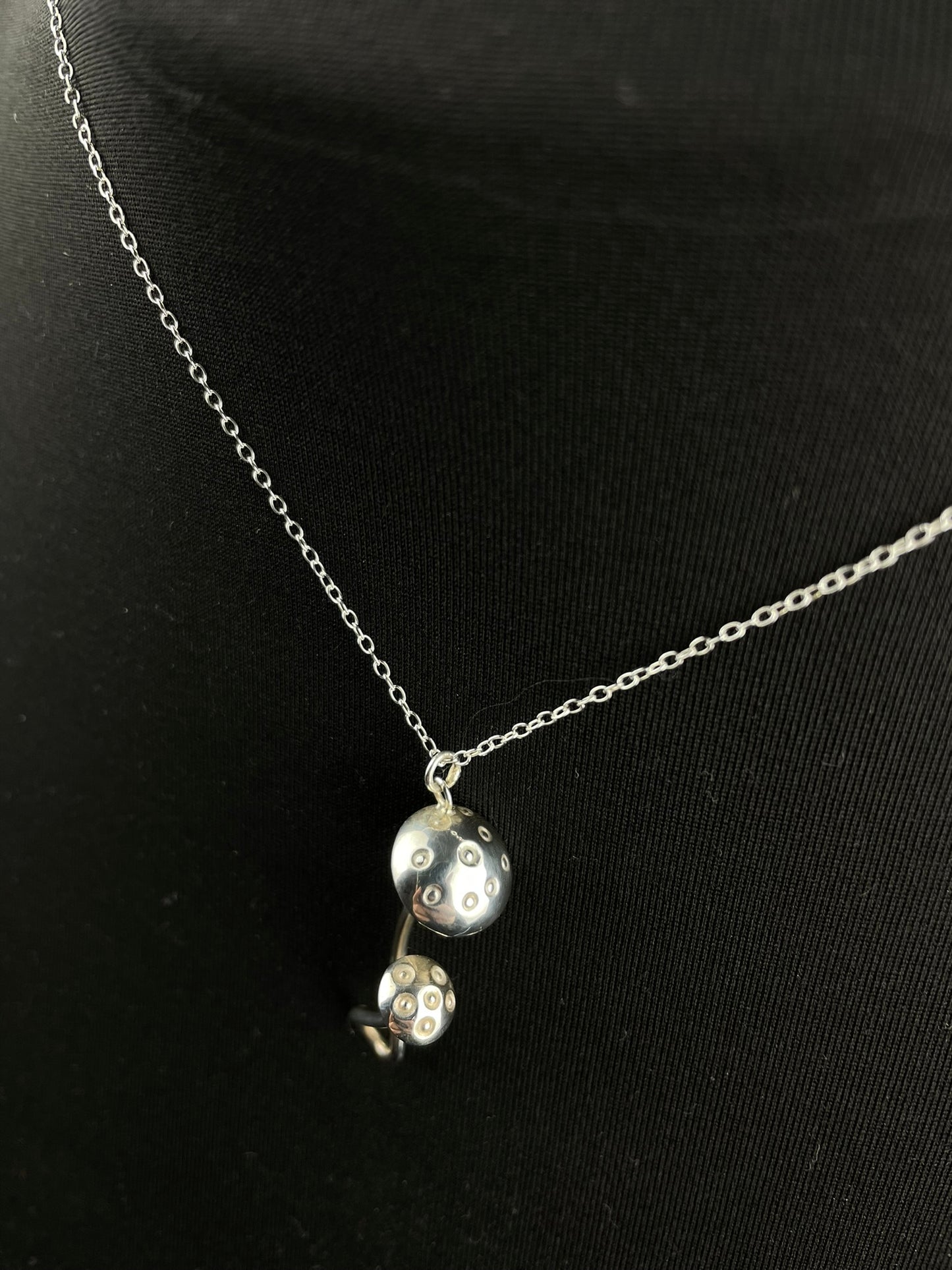 The Twins Mushroom Necklace image 3